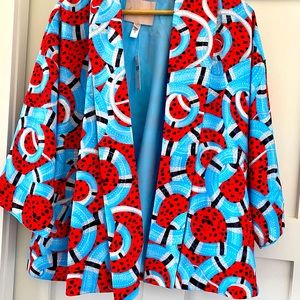 NWT Anthropologie snake print kimono jacket. Sz XS